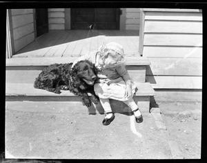 [Little Girl with Dog]