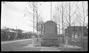 [Photograph of WWI Monument]