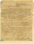 Letter: [Letter from Sam Houston to Hon. William Henry Daingerfield, February…