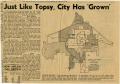 Primary view of [Clipping: Just Like Topsy, City Has 'Grown']