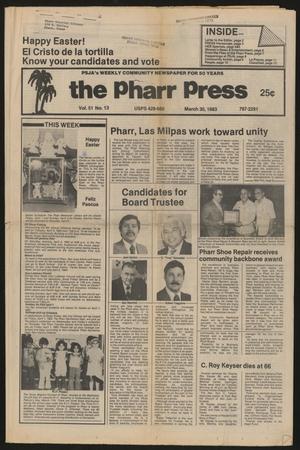 The Pharr Press (Pharr, Tex.), Vol. 51, No. 13, Ed. 1 Thursday, March 31, 1983