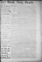 Primary view of Fort Worth Daily Gazette. (Fort Worth, Tex.), Vol. 11, No. 111, Ed. 1, Monday, November 16, 1885