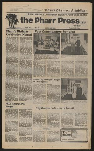 The Pharr Press (Pharr, Tex.), Vol. 62, No. 34, Ed. 1 Thursday, August 23, 1984