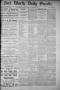 Primary view of Fort Worth Daily Gazette. (Fort Worth, Tex.), Vol. 11, No. 124, Ed. 1, Saturday, November 28, 1885