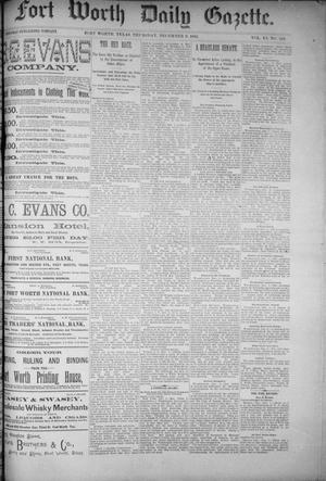 Fort Worth Daily Gazette. (Fort Worth, Tex.), Vol. 11, No. 129, Ed. 1, Thursday, December 3, 1885