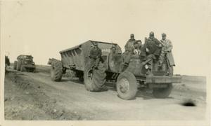 [Group of Men on a Tractor]
