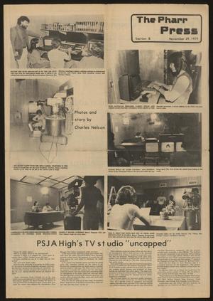 Primary view of object titled 'The Pharr Press (Pharr, Tex.), Vol. [46], No. [48], Ed. 1 Thursday, November 29, 1979'.