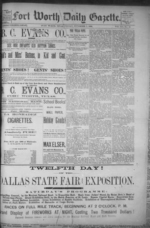 Fort Worth Daily Gazette. (Fort Worth, Tex.), Vol. 12, No. 98, Ed. 1, Friday, November 5, 1886