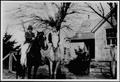 Primary view of [Hilda Linke and unknown girl on horses]