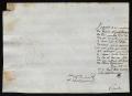 Thumbnail image of item number 2 in: '[Notice from José Antonio Benites to José Francisco de la Garza, December 9, 1818]'.