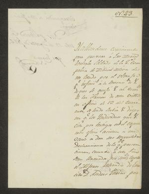 Primary view of object titled '[Request from José Eugenio Navarra to the Laredo Alcalde, August 19, 1826]'.