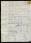 Thumbnail image of item number 2 in: '[Correspondence between José Francisco de la Garza to the Governor]'.