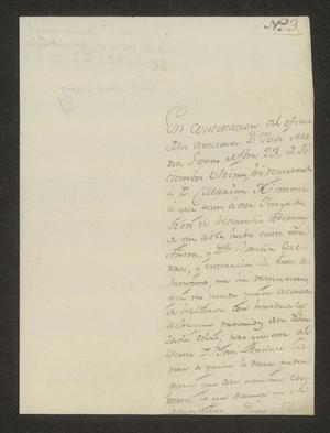 Primary view of object titled '[Letter from José María Neyra to the Alcalde in Laredo, January 25, 1824]'.