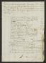 Thumbnail image of item number 1 in: '[List of Taxed Possessions from Gertrudis Villarreal]'.