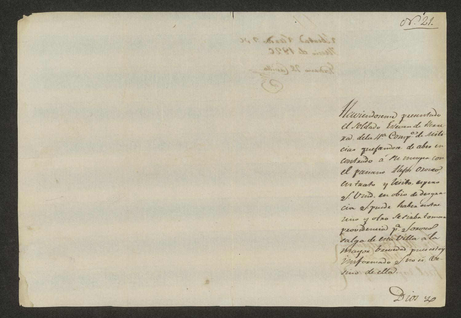 [Letter from Gordiano del Castillo to the Laredo Alcalde, June 9, 1826]
                                                
                                                    [Sequence #]: 3 of 3
                                                