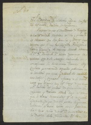 Primary view of [Two Messages to Captain Manuel García]