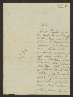 [Letter from Domingo Silvestre García to the Laredo Alcalde, September 3, 1826]