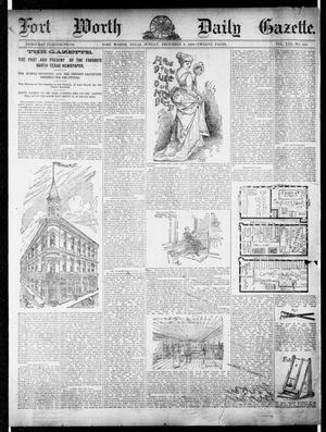 Fort Worth Daily Gazette. (Fort Worth, Tex.), Vol. 13, No. 159, Ed. 1, Sunday, December 9, 1888