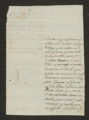 [Letter from José Manuel de Zozaia to José María Tovar, June 5, 1823]
