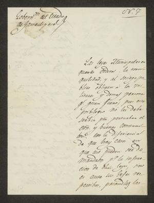 [Letter from Lucas Fernández to the Alcalde in Laredo, April 13, 1826]