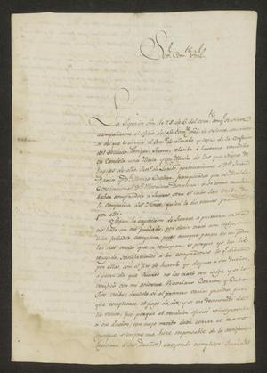 [Letter from José Ignacio Ronquillo to the Commandante General, January 19, 1823]