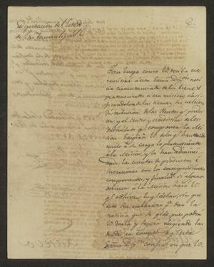 [Letter from Lucas Fernández to the Laredo Ayuntamiento, February 20, 1824]