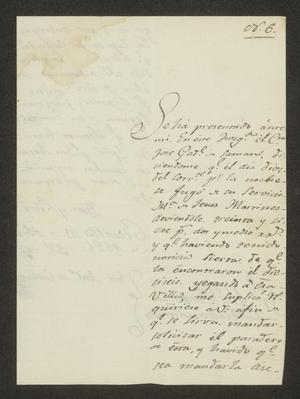 [Letter from José Antonio de Cuellar to the Laredo Alcalde, April 21, 1826]