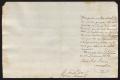 Thumbnail image of item number 3 in: '[Message from Juan José Llanos to Ildefonso Ramón, July 28, 1819]'.