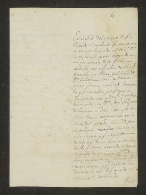 Primary view of object titled '[Letter from José Domingo Soberón to the Laredo Alcalde, February 6, 1823]'.