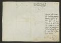 Thumbnail image of item number 3 in: '[Letter from Lucas Fernández to the Alcalde in Laredo, March 17, 1826]'.