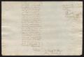 Thumbnail image of item number 2 in: '[Letter from the Governor to Ildefonso Ramón, August 25, 1819]'.