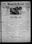 Thumbnail image of item number 1 in: 'Kingsville Record (Kingsville, Tex.), Vol. 26, No. 5, Ed. 1 Wednesday, September 16, 1931'.