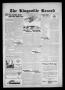 Thumbnail image of item number 1 in: 'The Kingsville Record (Kingsville, Tex.), Vol. 19, No. 1, Ed. 1 Wednesday, August 26, 1925'.
