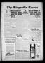 Thumbnail image of item number 1 in: 'The Kingsville Record (Kingsville, Tex.), Vol. 20, No. 7, Ed. 1 Wednesday, October 6, 1926'.