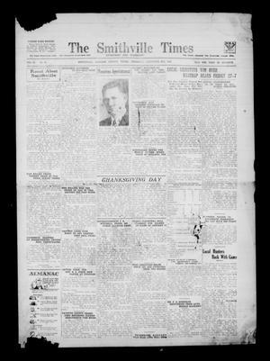 Primary view of object titled 'The Smithville Times Enterprise and Transcript (Smithville, Tex.), Vol. 41, No. 48, Ed. 1 Thursday, November 29, 1934'.