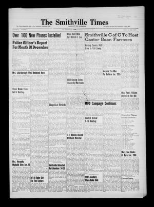 Primary view of object titled 'The Smithville Times Transcript and Enterprise (Smithville, Tex.), Vol. 62, No. 3, Ed. 1 Thursday, January 15, 1953'.