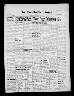 Primary view of object titled 'The Smithville Times Enterprise and Transcript (Smithville, Tex.), Vol. 61, No. 46, Ed. 1 Thursday, November 13, 1952'.