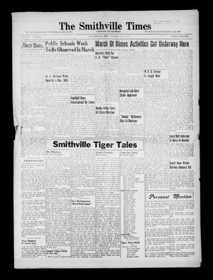 Primary view of object titled 'The Smithville Times Transcript and Enterprise (Smithville, Tex.), Vol. 62, No. 2, Ed. 1 Thursday, January 8, 1953'.