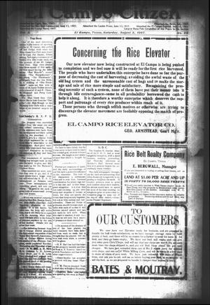 El Campo Citizen (El Campo, Tex.), Vol. 3, No. 24, Ed. 1 Saturday, August 3, 1907