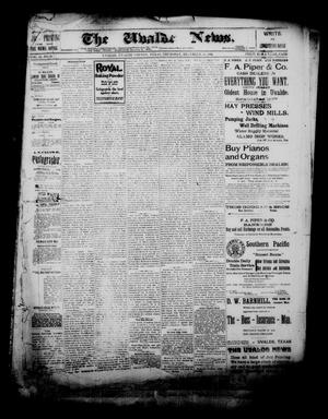 Primary view of object titled 'The Uvalde News. (Uvalde, Tex.), Vol. 13, No. 31, Ed. 1 Thursday, December 15, 1898'.