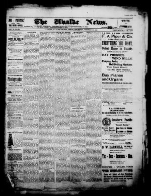Primary view of object titled 'The Uvalde News. (Uvalde, Tex.), Vol. 13, No. 22, Ed. 1 Thursday, October 13, 1898'.