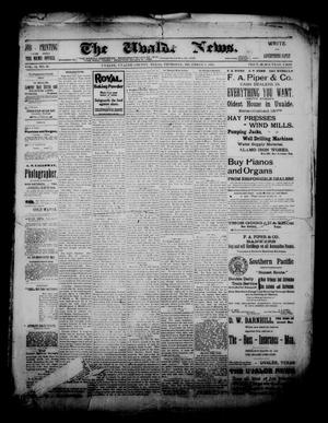 The Uvalde News. (Uvalde, Tex.), Vol. 13, No. 30, Ed. 1 Thursday, December 8, 1898
