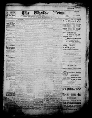 Primary view of object titled 'The Uvalde News. (Uvalde, Tex.), Vol. 13, No. 25, Ed. 1 Thursday, November 3, 1898'.