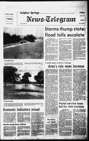 Primary view of object titled 'Sulphur Springs News-Telegram (Sulphur Springs, Tex.), Vol. 103, No. 133, Ed. 1 Friday, June 5, 1981'.