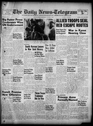 The Daily News-Telegram (Sulphur Springs, Tex.), Vol. 52, No. 252, Ed. 1 Sunday, October 22, 1950