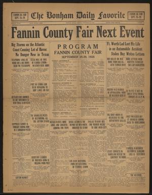 The Bonham Daily Favorite (Bonham, Tex.), Vol. 36, No. 65, Ed. 1 Tuesday, September 18, 1928