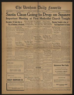 The Bonham Daily Favorite (Bonham, Tex.), Vol. 36, No. 133, Ed. 1 Thursday, December 6, 1928