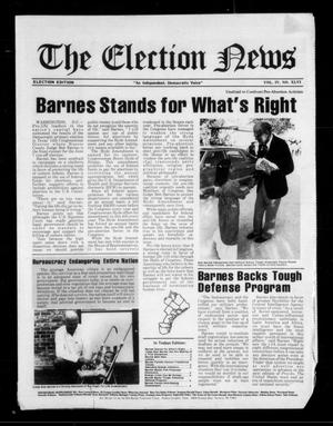 Primary view of object titled 'The Election News (Victoria, Tex.), Vol. 4, No. 46, Ed. 1 Sunday, June 1, 1980'.