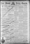 Primary view of Fort Worth Daily Gazette. (Fort Worth, Tex.), Vol. 13, No. 282, Ed. 1, Saturday, July 20, 1889