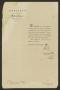 Letter: [Printed Letter from Governor Fernandez to the Laredo Ayuntamiento, J…